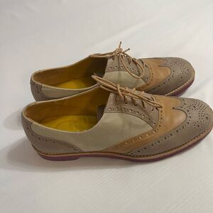 T&F Slack Shoemakers Oxford Shoes Size 38 1/2 US 8
